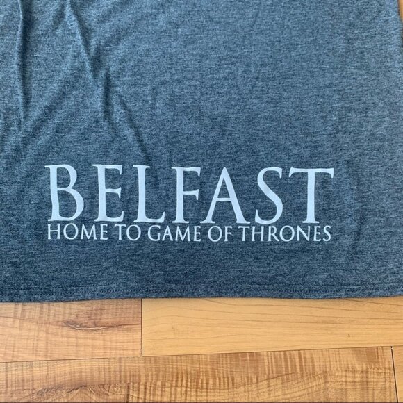 Game of Thrones Shirt Women’s Size Medium GOT DIREWOLVES PACK MEMBER BELFAST - Picture 6 of 6
